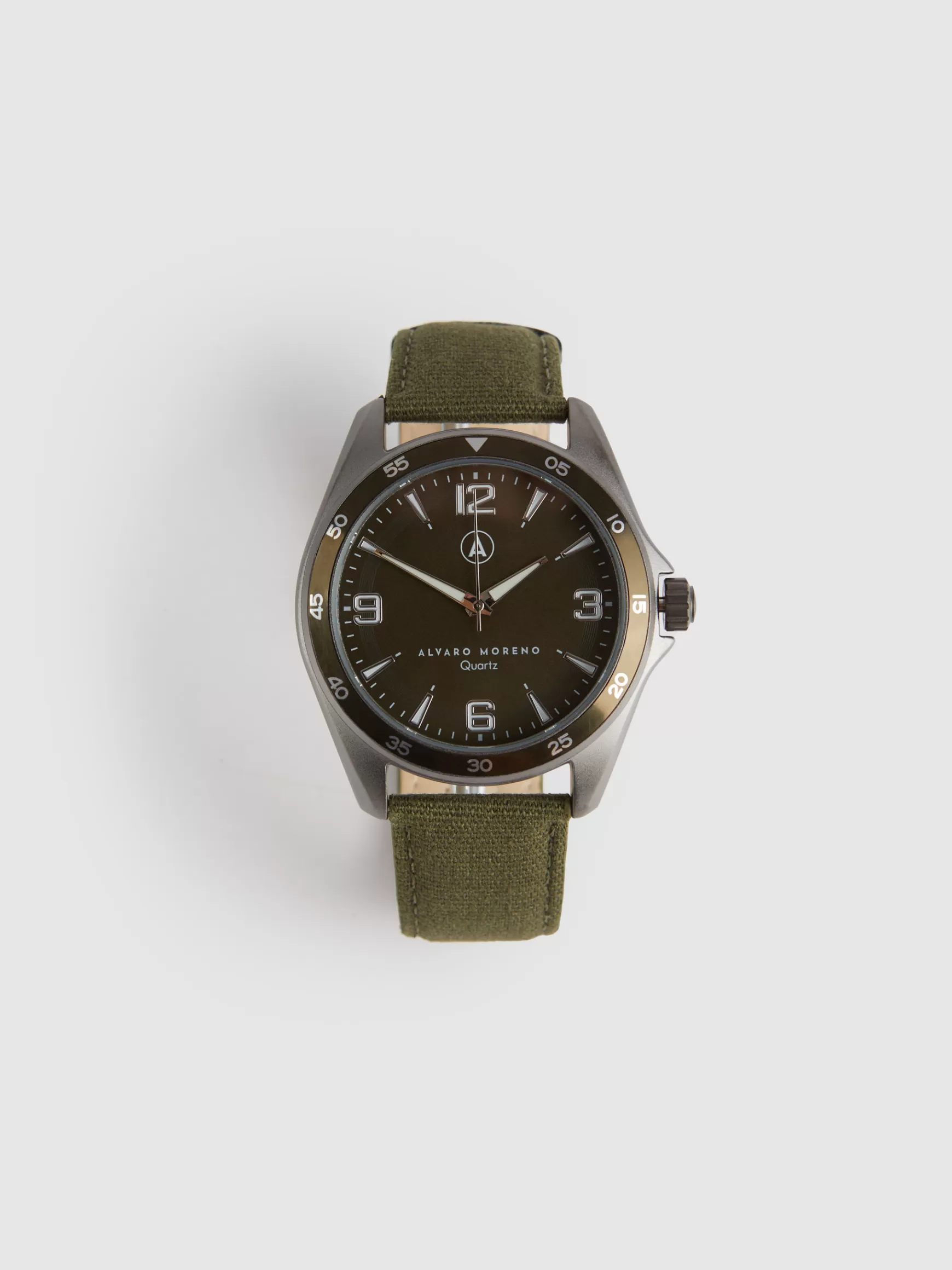 Hombre Alvaro Moreno Relojes<RELOJ CANVAS QUARTZ