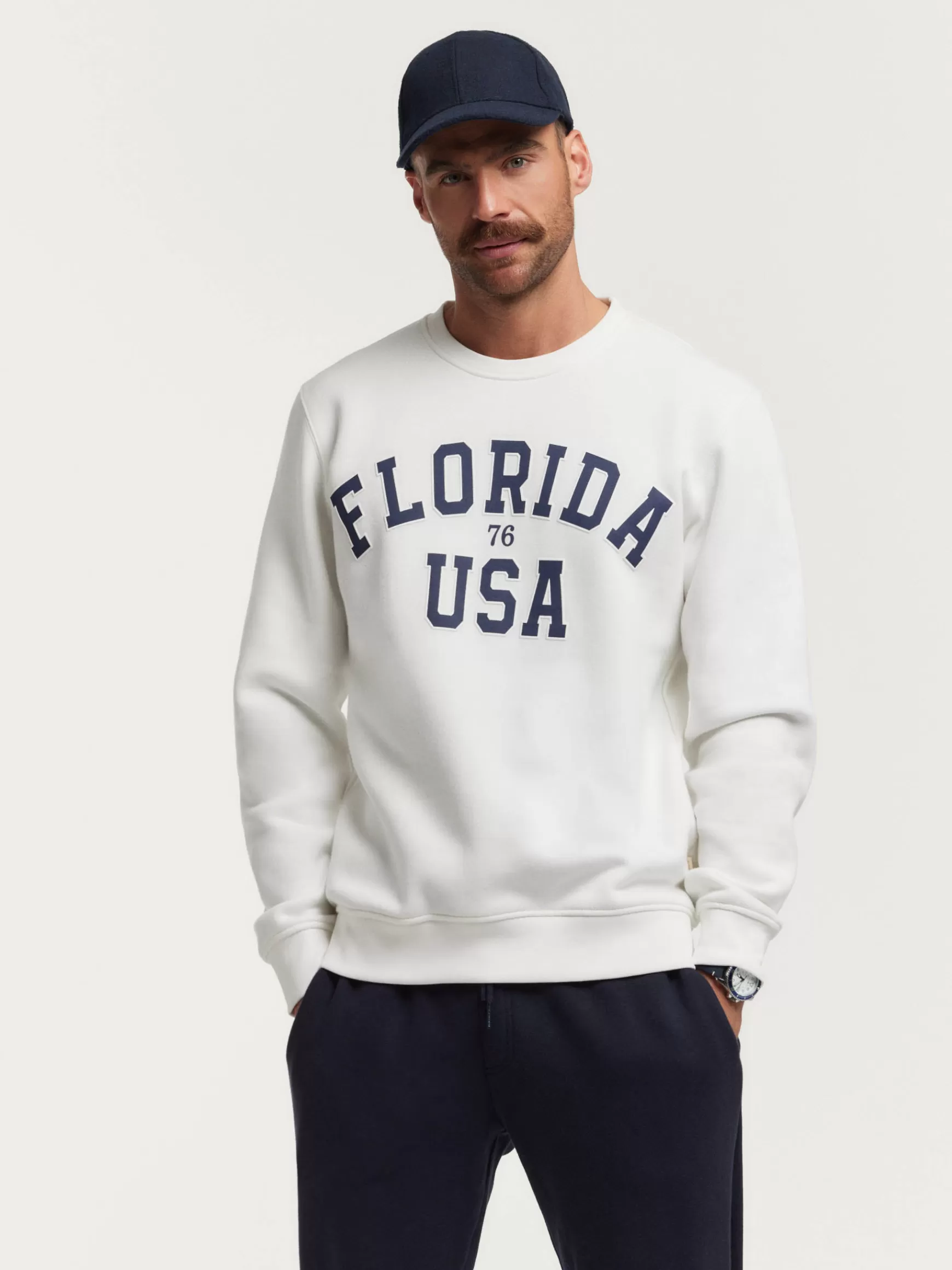 Hombre Alvaro Moreno Sudaderas<SUDADERA FLORIDA